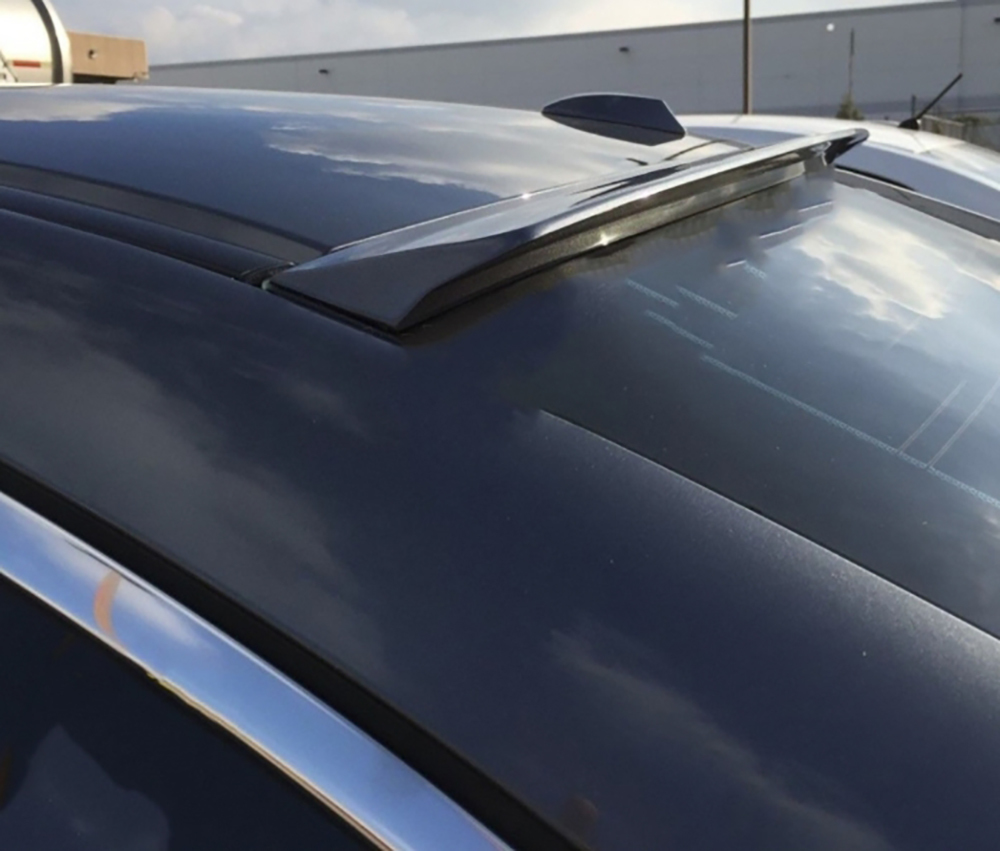 [即納] VRS リアルーフスポイラー素地 艶消黒 BMW 7シリーズ F01 セダン 2009-2015 汎用 PVC PUF ウイング スポイラー _画像4