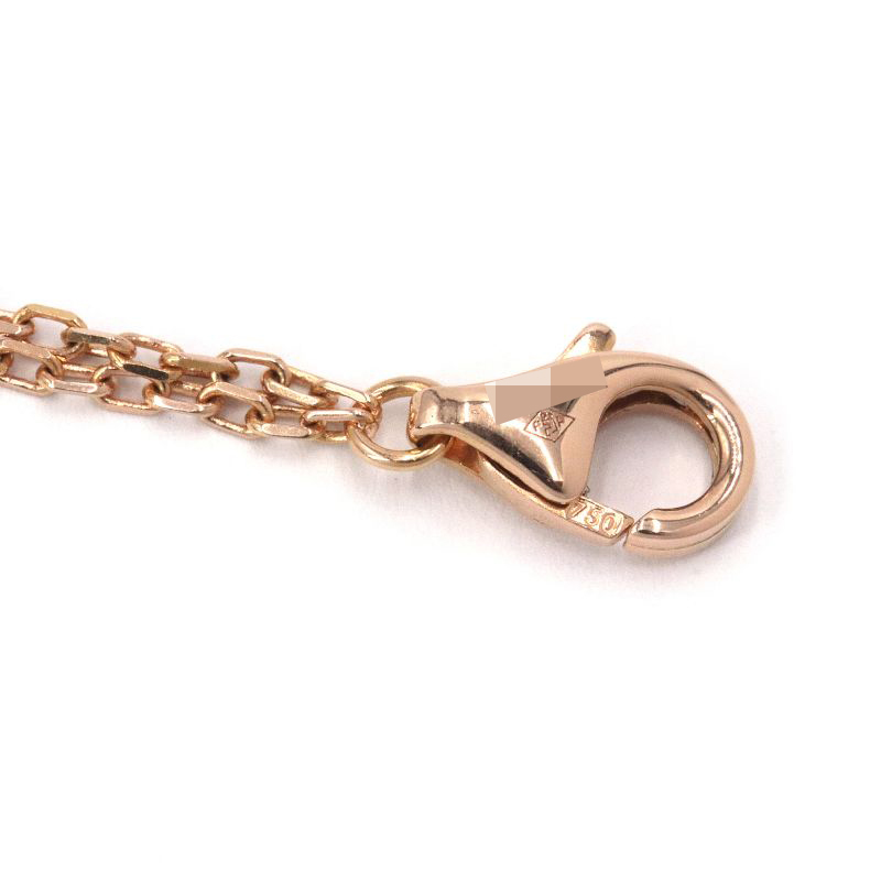  Cartier Rav Circle necklace new goods finish settled K18PG diamond pink gold LOVE Rav pendant used free shipping 