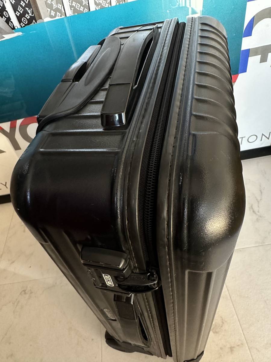 [ prompt decision / immediate payment ]! excellent! machine inside bringing in! RIMOWA Rimowa SALSA 2 wheel suitcase Carry case black black divider attaching 851.52 genuine article 