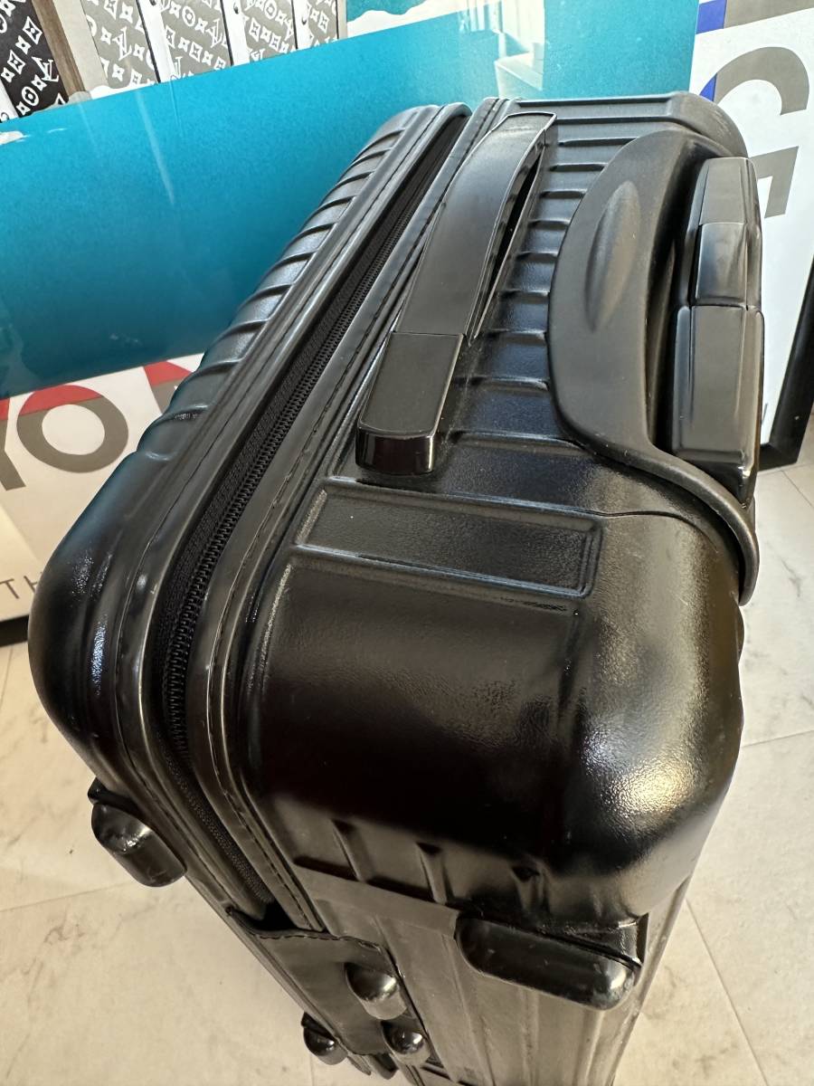 [ prompt decision / immediate payment ]! excellent! machine inside bringing in! RIMOWA Rimowa SALSA 2 wheel suitcase Carry case black black divider attaching 851.52 genuine article 