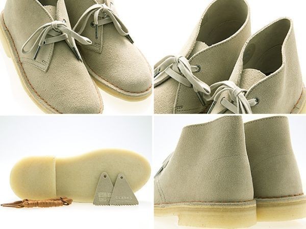 新品/CLARKS/クラークス オリジナルズ/DESERT BOOTS/ウィメンズ デザートブーツ/ベージュ/SAND SUEDE/サンド/スエード/26155525/24.0cm_画像3