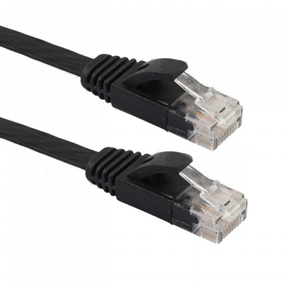 【vaps_3】カテゴリ6 フラットLANケーブル 《3m》 RJ45 薄型 CAT6 LANケーブル 送込_画像1