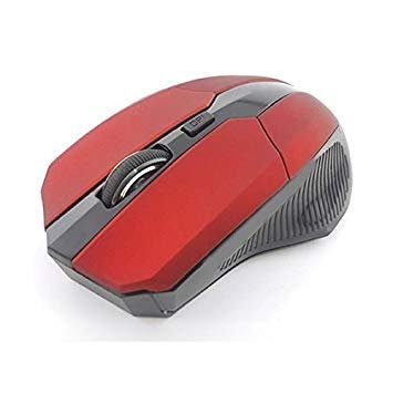【vaps_7】無線 マウス ワイヤレス ゲーミングマウス 《レッド》 USB 光学式 4ボタン 2.4G 送込_画像1