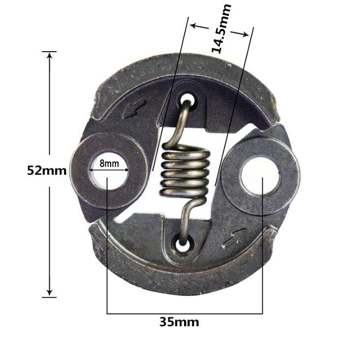 【VAPS_1】ヘッジトリマー 交換クラッチ 外径52mm 草刈り機 草刈機 刈払機 交換パーツ 送込_画像3