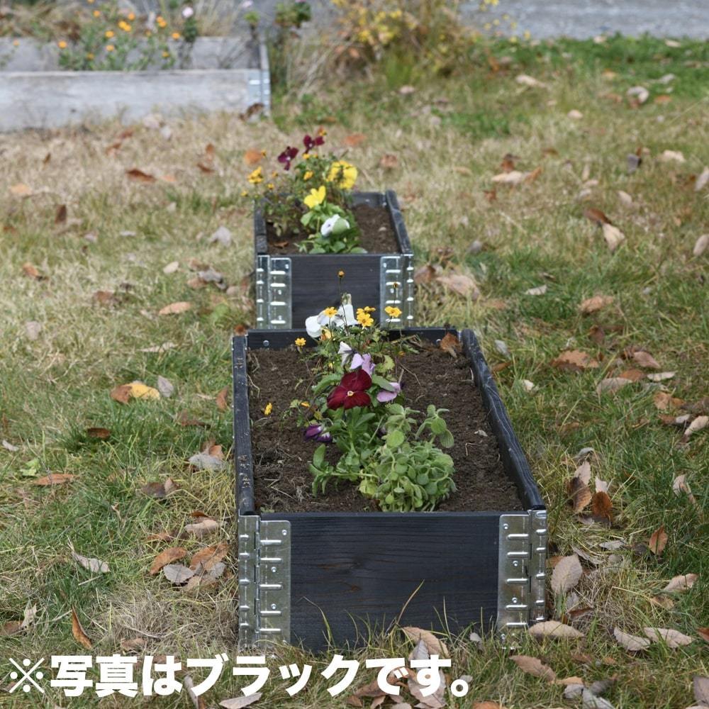 ガーデンボックス 800×600 ナチュラル 日本製 花壇 プランター 家庭菜園 野菜 砂場 レイズドベッド ガーデン DIY_画像6