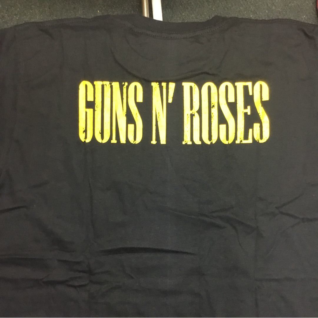 SR3C3. 両面プリントバンドデザイン半袖Tシャツ GUNS N’ ROSES XLサイズ ガンズアンドローゼズ ②_画像4