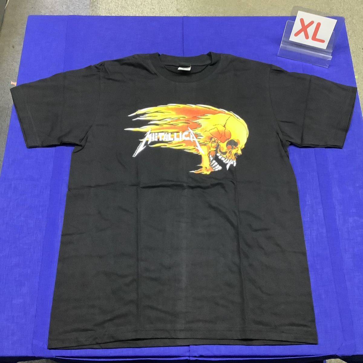 SR14C1. バンドデザインTシャツ XLサイズ　METALLICA ② メタリカ 半袖Tシャツ