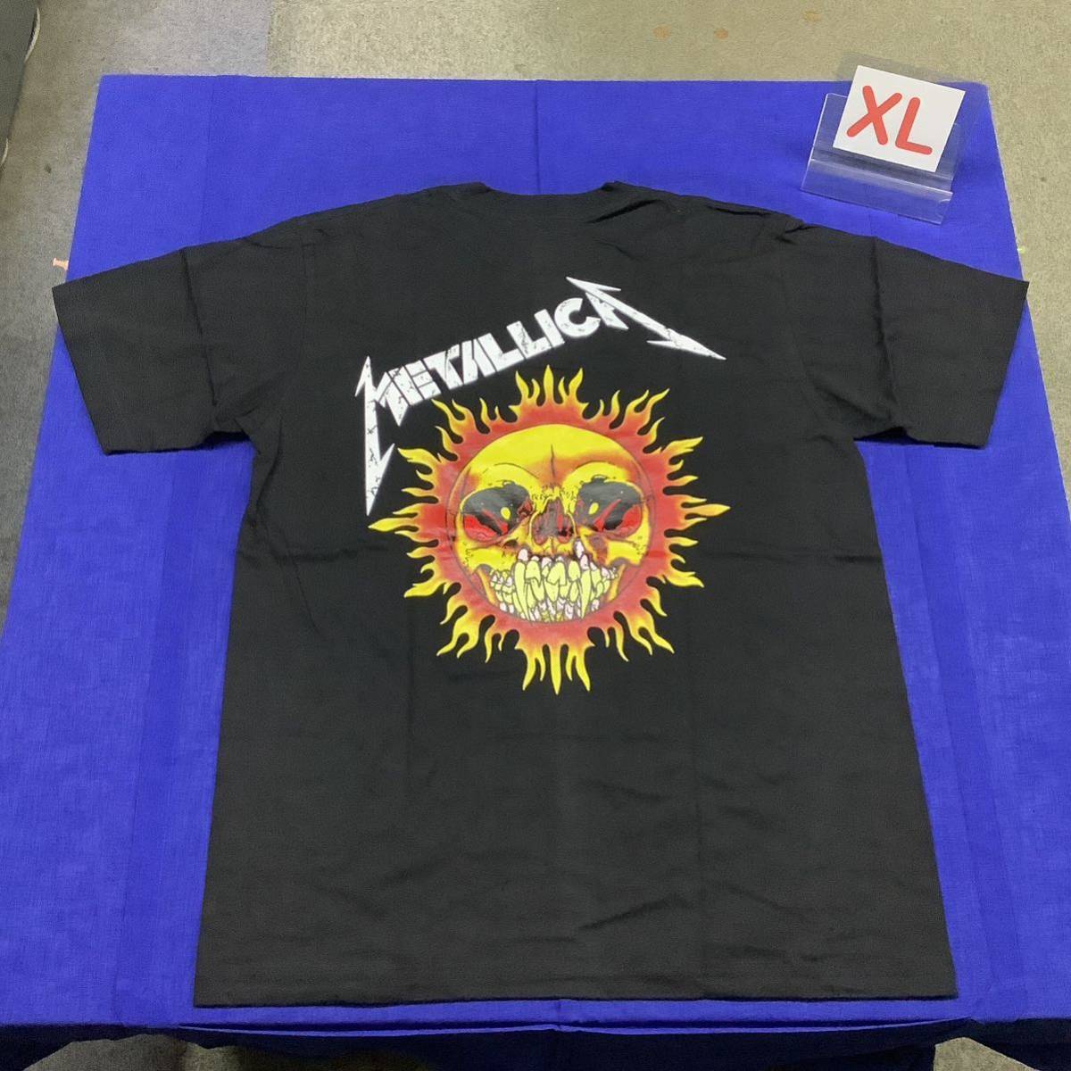 SR14C1. バンドデザインTシャツ XLサイズ　METALLICA ② メタリカ 半袖Tシャツ