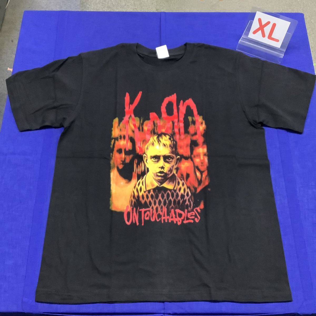 SR14C1. バンドデザインTシャツ XLサイズ　KORN ① コーン　プリントTシャツ