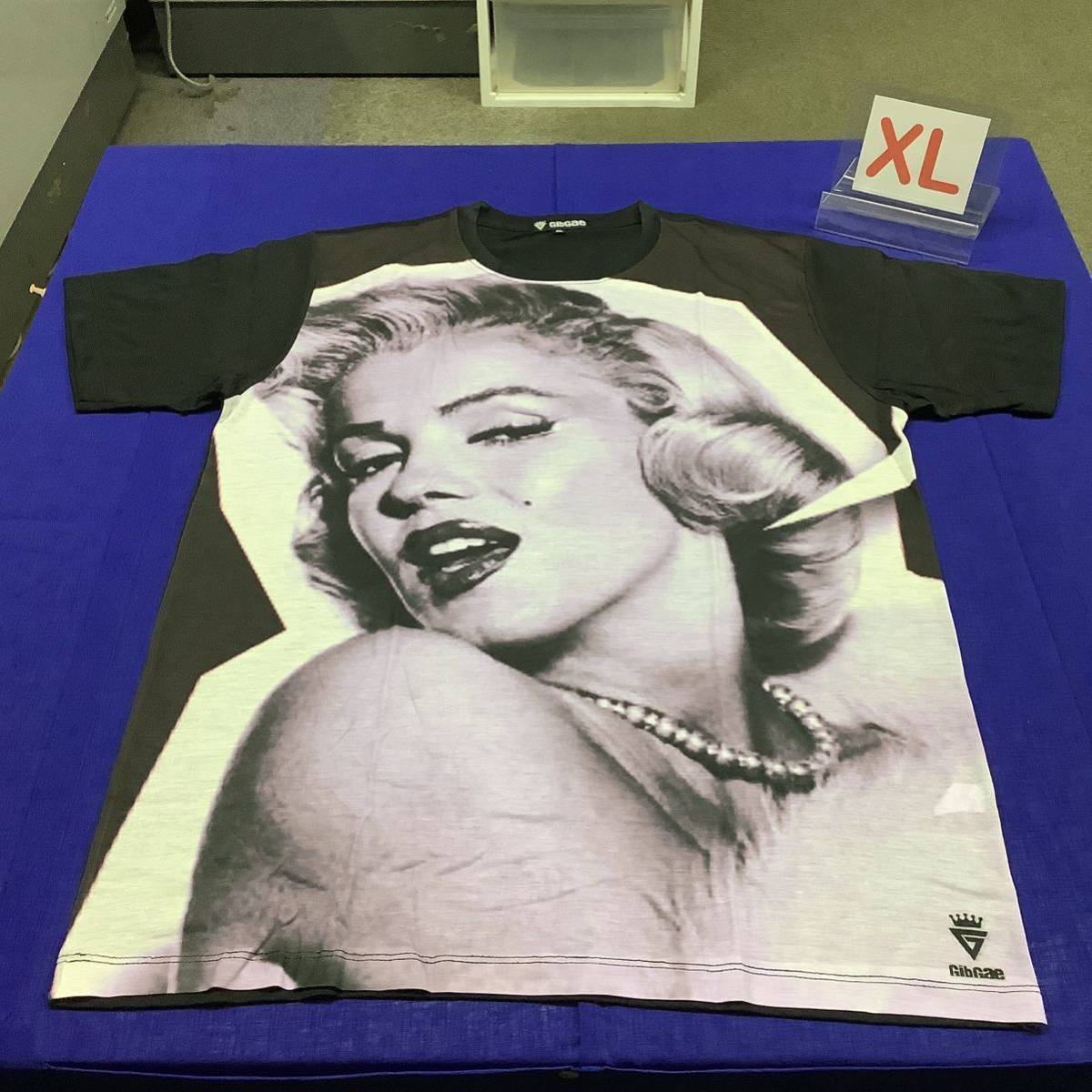 DBR7C2. デザインTシャツ　XLサイズ　Marilyn Monroe ③ マリリンモンロー　半袖