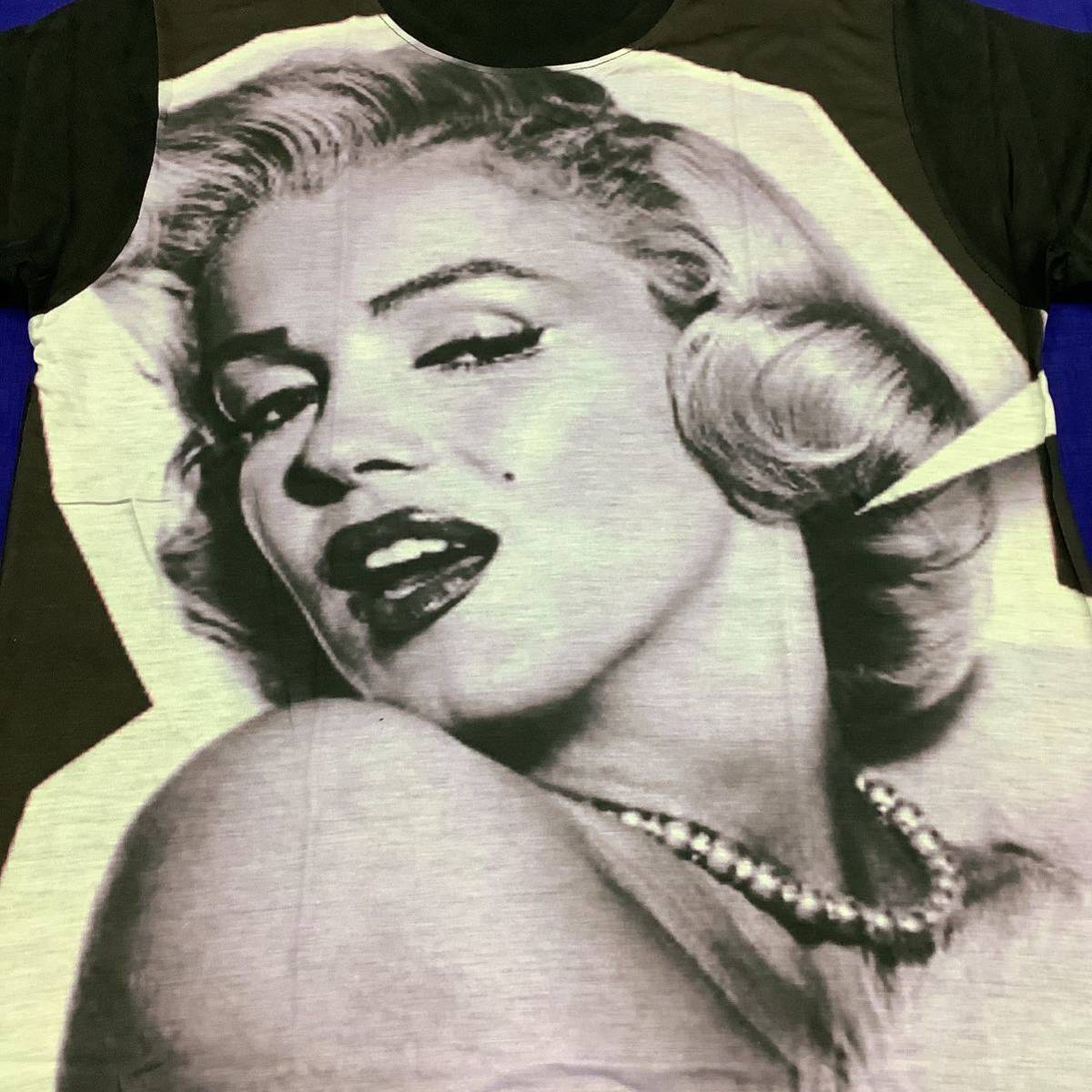 DBR7B2. デザインTシャツ　Lサイズ　Marilyn Monroe ③ マリリンモンロー　半袖_画像3