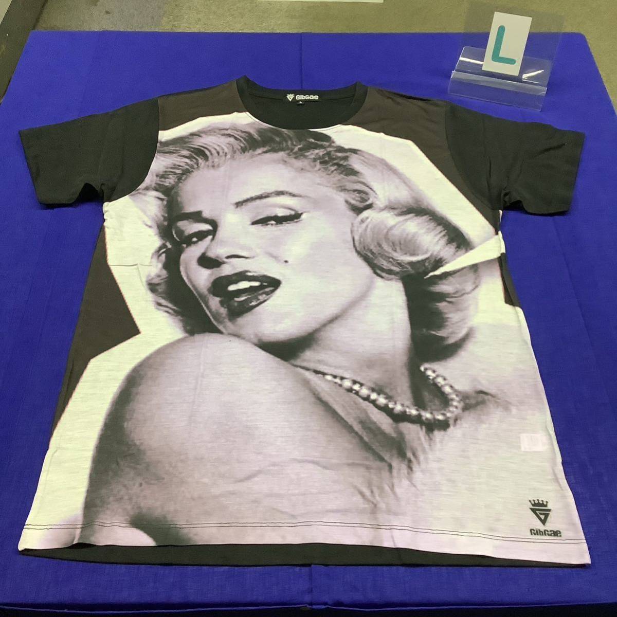 DBR7B2. デザインTシャツ　Lサイズ　Marilyn Monroe ③ マリリンモンロー　半袖_画像2