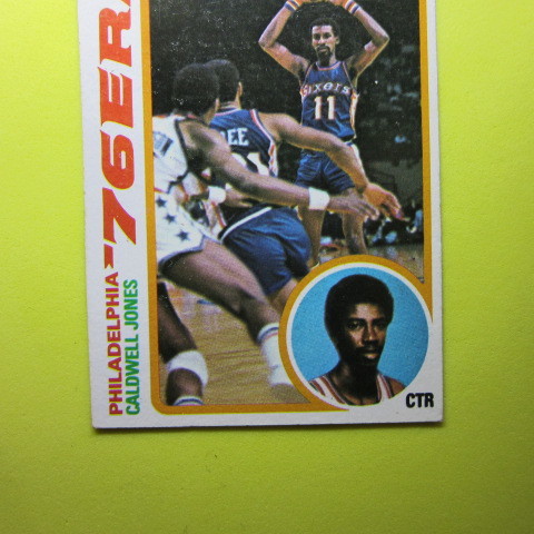 NBA 1978-79 Topps #103 Caldwell Jones_画像4