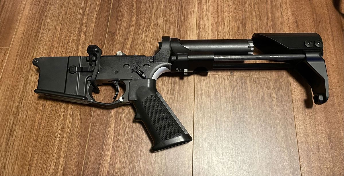 IRON Airsoft セミオート鍛造タイプロアレシーバー(MWS用)と IRON Airsoft セミオート鍛造タイプロアレシーバー(MWS用)と