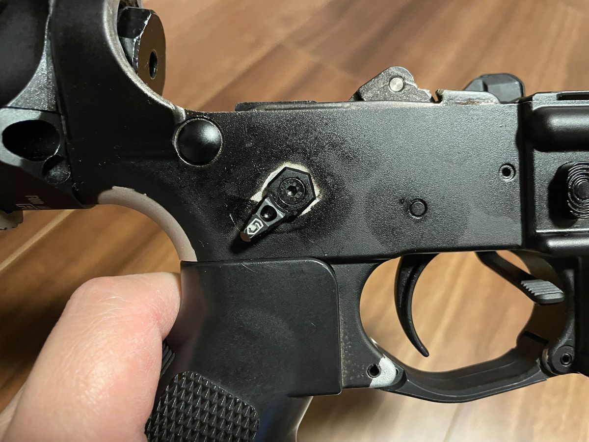 IRON Airsoft セミオート鍛造タイプロアレシーバー(MWS用)と IRON Airsoft セミオート鍛造タイプロアレシーバー(MWS用)と
