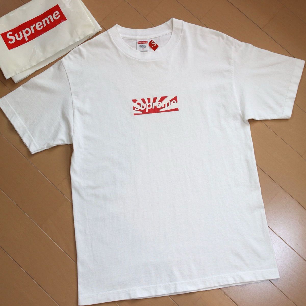 超レア Supreme Benefit Box Logo Tee 旭日旗 東日本|Yahoo 超レア Supreme Benefit Box Logo Tee 旭日旗 東日本|Yahoo