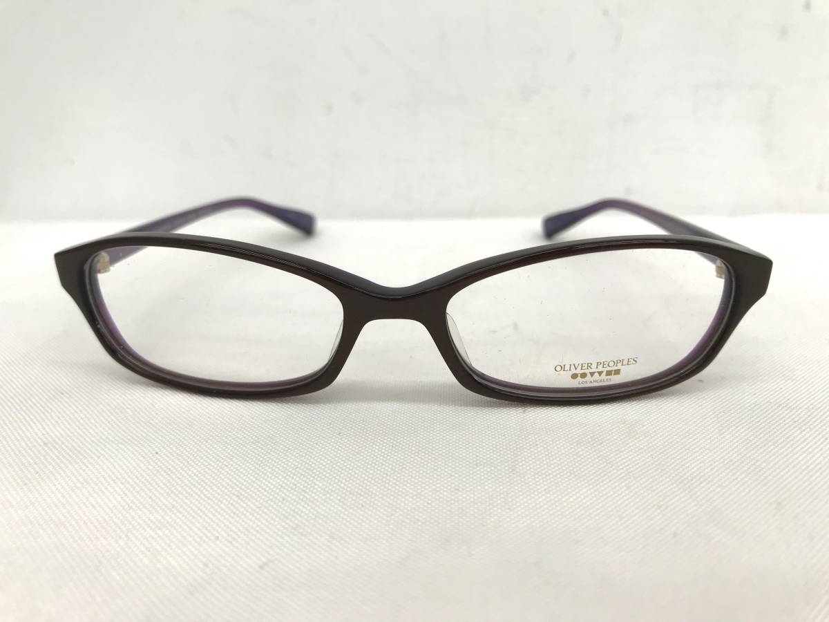 K-439 新品 未使用 メガネフレーム OLIVER PEOPLES 日本製 セルフレーム 50□16-135 フルリム 女性 レディース 男性 メンズ オシャレ_画像2