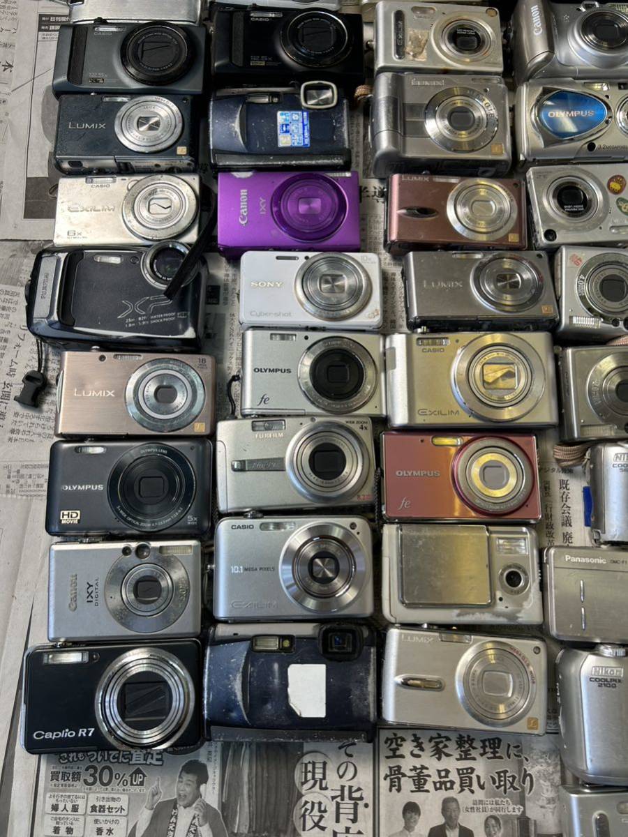 コンパクトデジタルカメラ Nikon SONY Canon Panasonic OLYMPUS デジタルカメラ CASIO 中古品 未確認　45点纏め　修理　部品取りデジカメ _画像8