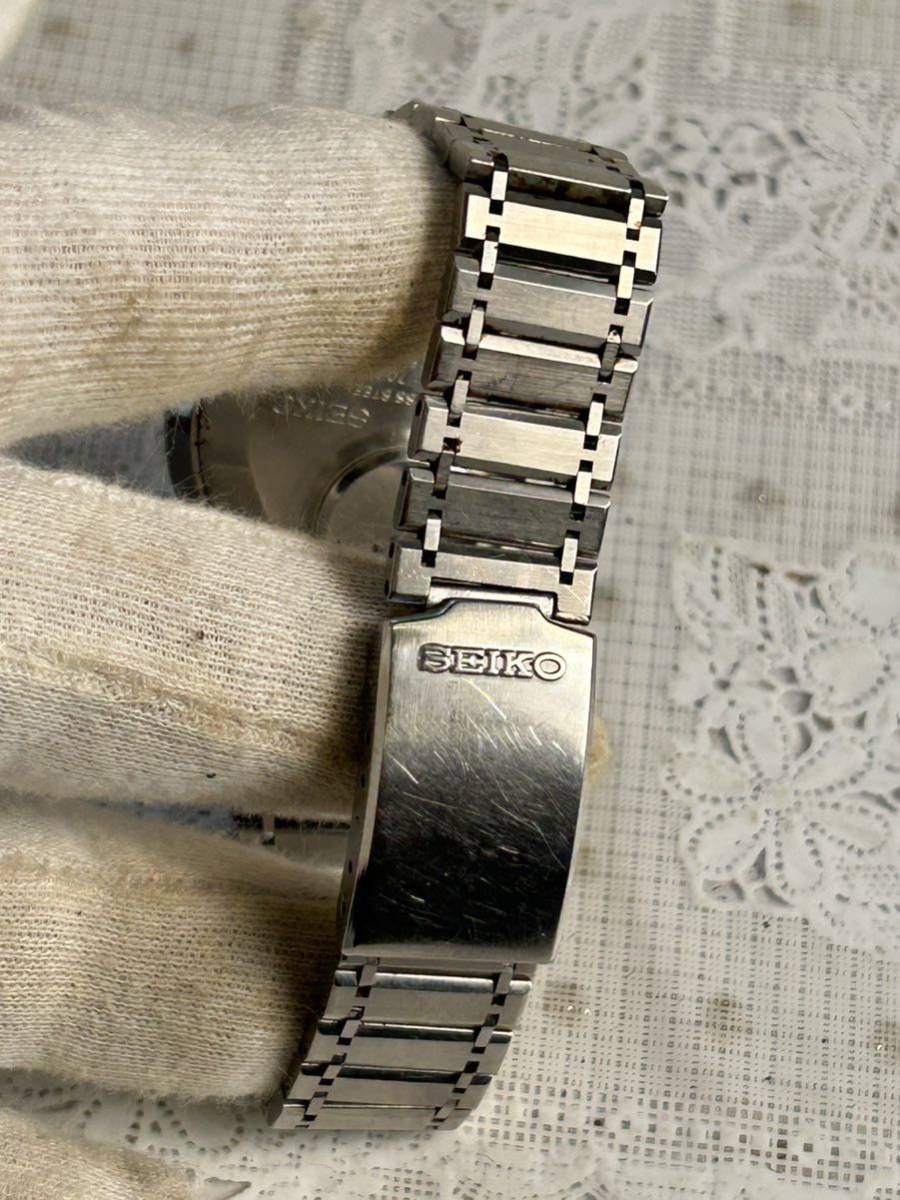 セイコー SEIKO VFA 3823-7000 腕時計 SS クォーツ メンズ腕時計　白文字盤 稼働　電池交換済み　純正ベルト　中古　QUARTZ _画像7