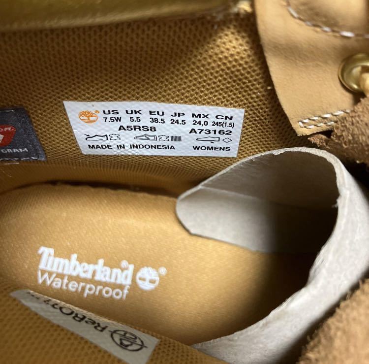 送料無料 新品 TIMBERLAND HERITAGE6インチ防水ブーツ24.5_画像8