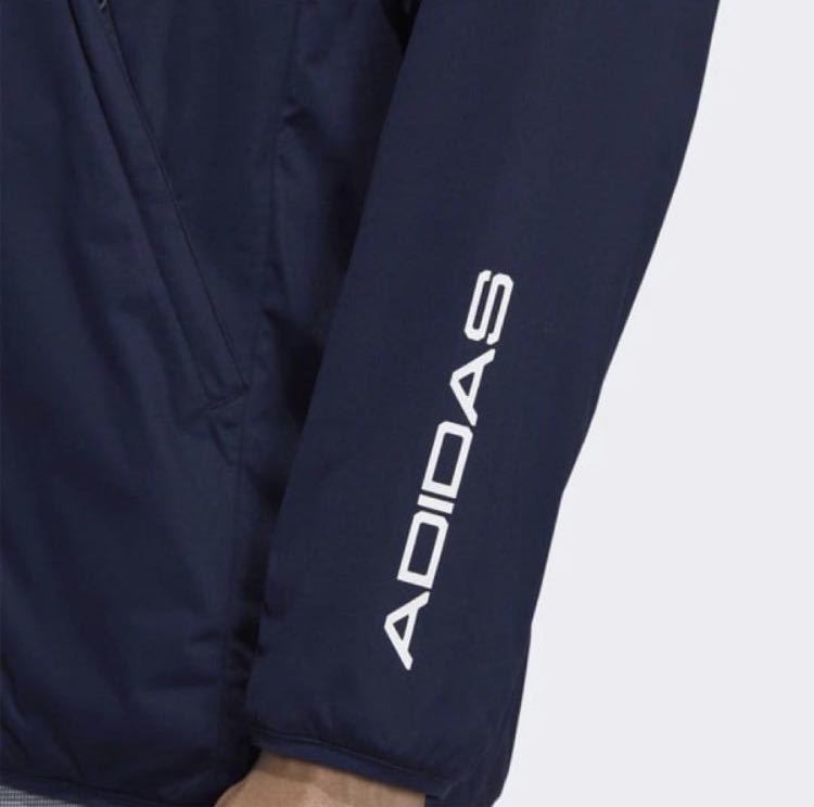 送料無料 新品 adidas スリーストライプス撥水長袖フルジップジャケットXL_画像4