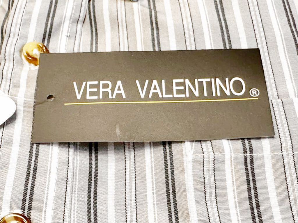 (送料無料)新品未使用品 VERA VALENTINO ヴェラ ヴァレンティノ メンズ 長袖ボタンダウンシャツ ☆サイズM 胸囲88〜96㎝、身長165〜175㎝_画像6