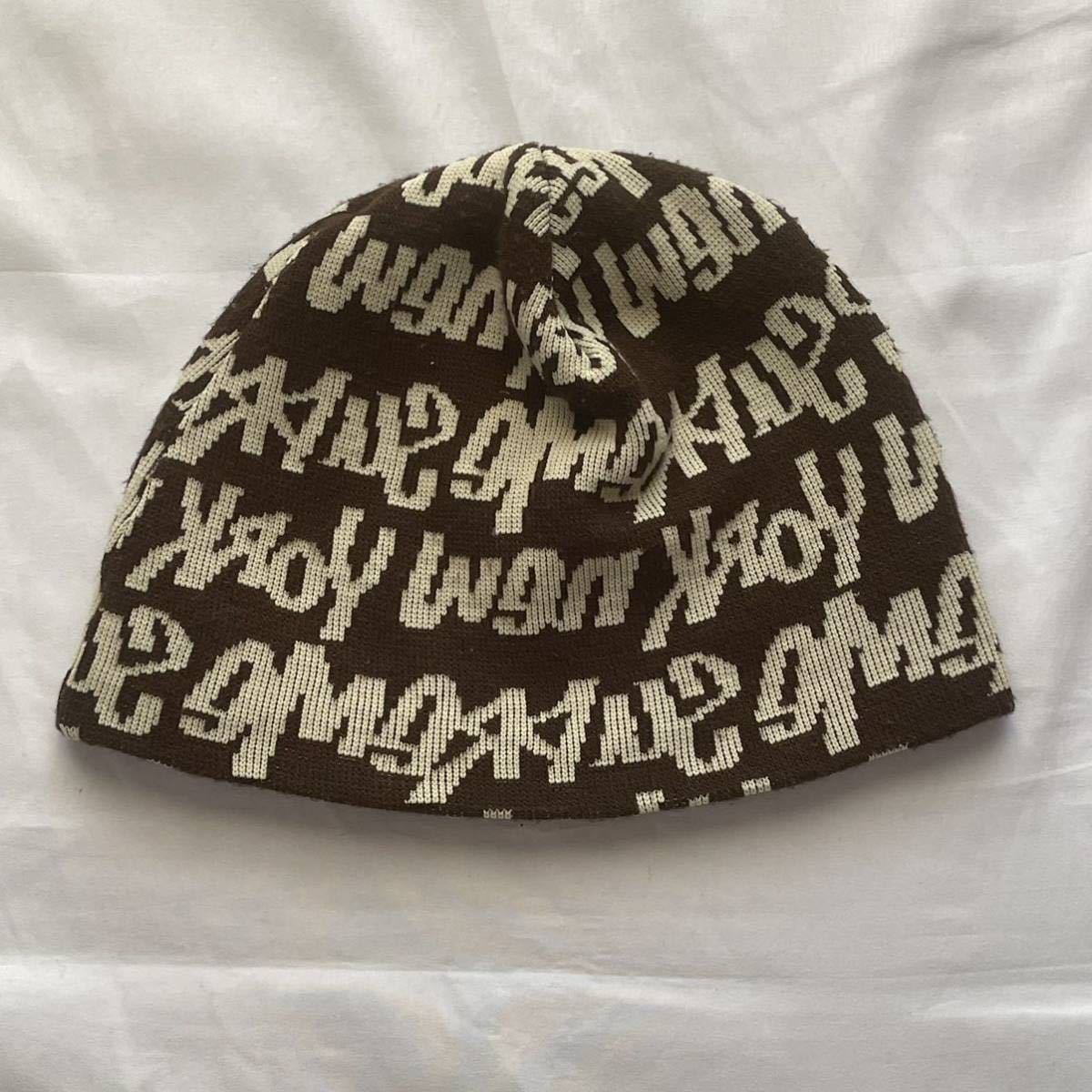 90’s 00’s supreme beanie USA製 ニット帽ニットキャップ ニット帽 ビーニー 初期　Supreme Graffiti  Logo Beanie