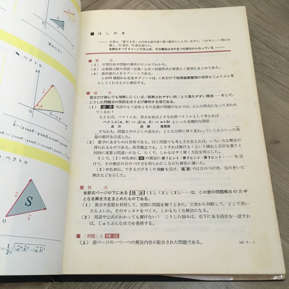 111r●技法解明 数学ⅡB 児玉一成 研数学院 昭和46年　大学受験 参考書_画像6