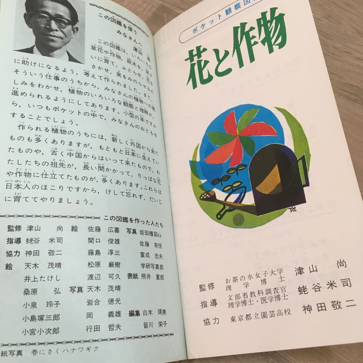 111e●ポケット採集図鑑 植物・ポケット観察図鑑 花と作物 2冊セット 学研 1968年_画像8