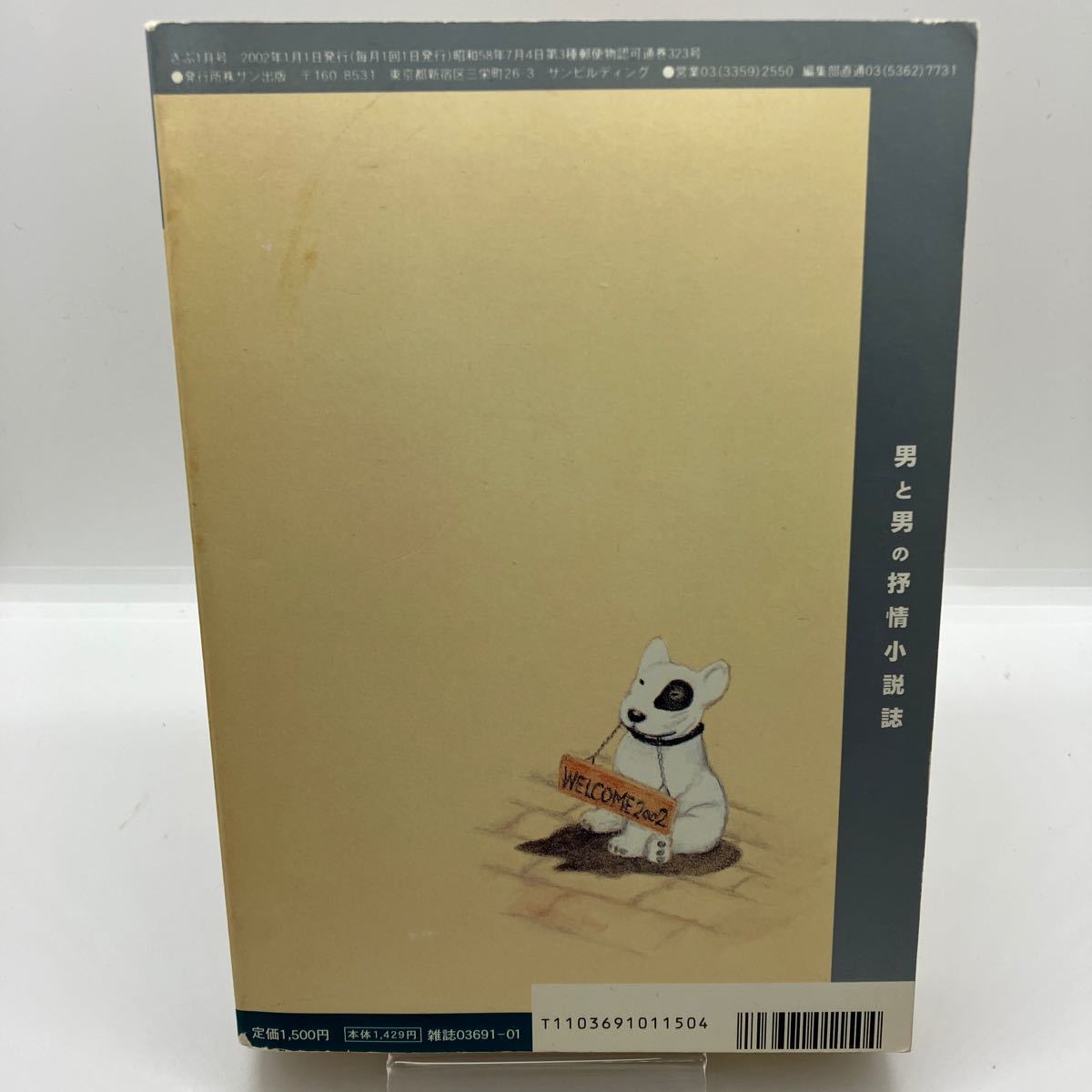 ゲイ雑誌　さぶ　2002年1月号　ゲイコミック　大黒堂ミロ　立川アキラ　サン出版　LGBT ホモ　同性愛_画像2