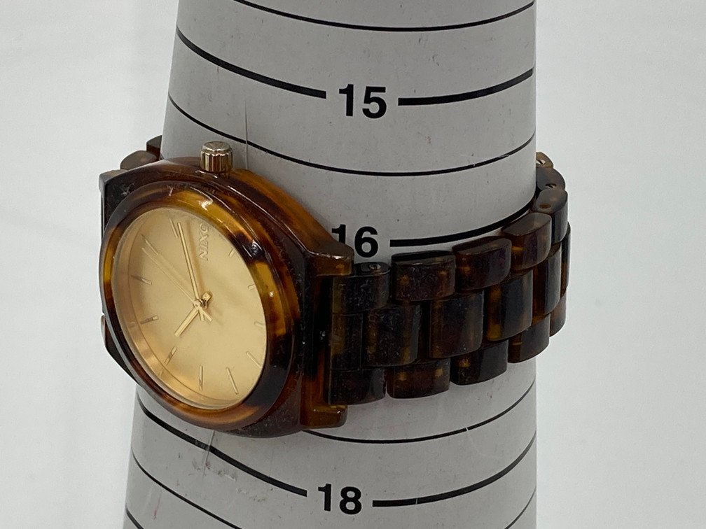 NIXON　ニクソン　THE TIME TELLER ACETATE　タイムテラー　腕時計　箱　説明書付き　稼動【BKAE3048】_画像8