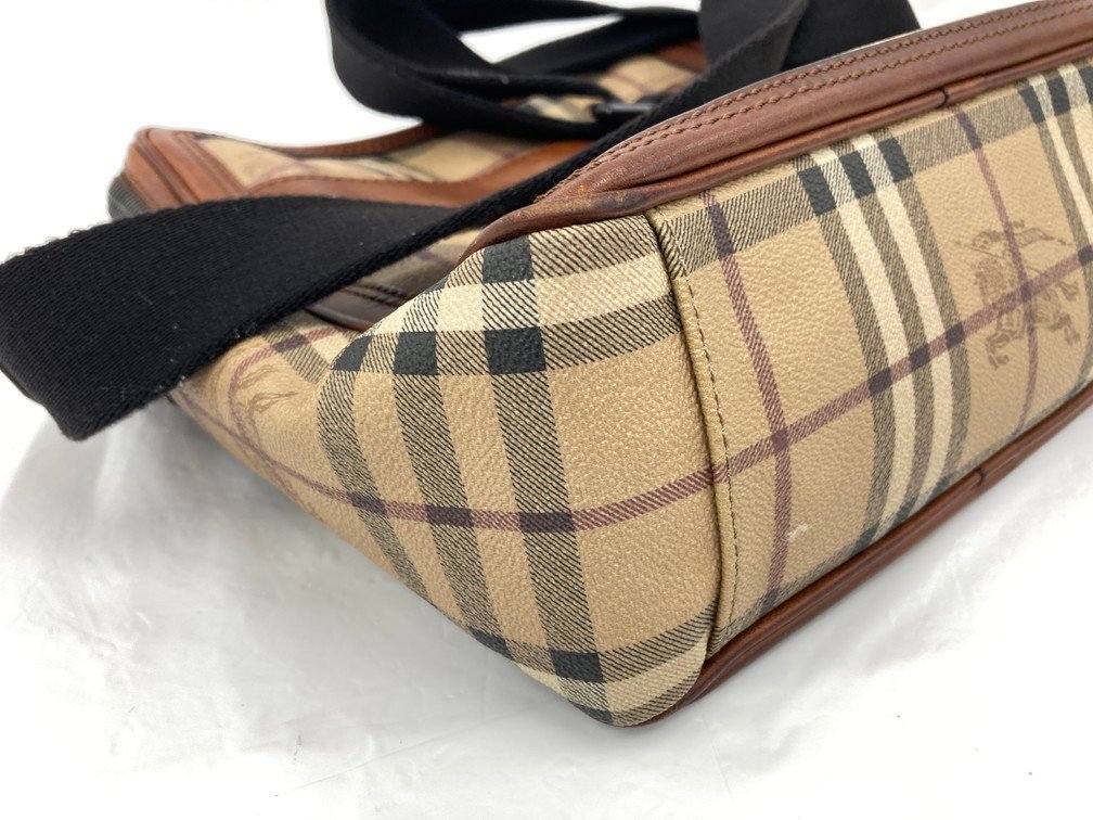 BURBERRY バーバリー ショルダーバッグ ノバチェック 袋付き【BKAK6059】_画像4