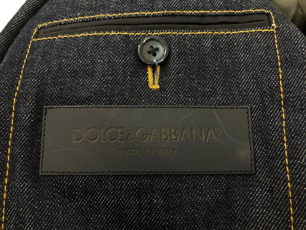 DOLCE & GABBANA　ドルチェ＆ガッバーナ　デニム　コート　ハンガー/袋付き【BKAL9014】_画像4