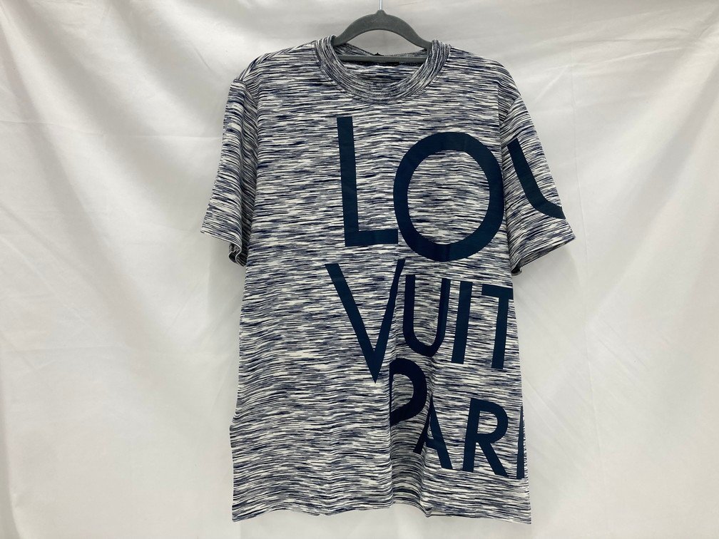 LOUIS VUITTON ルイ ヴィトン トップス ストライプ Tシャツ タグあり 【BKAL5031】_画像1