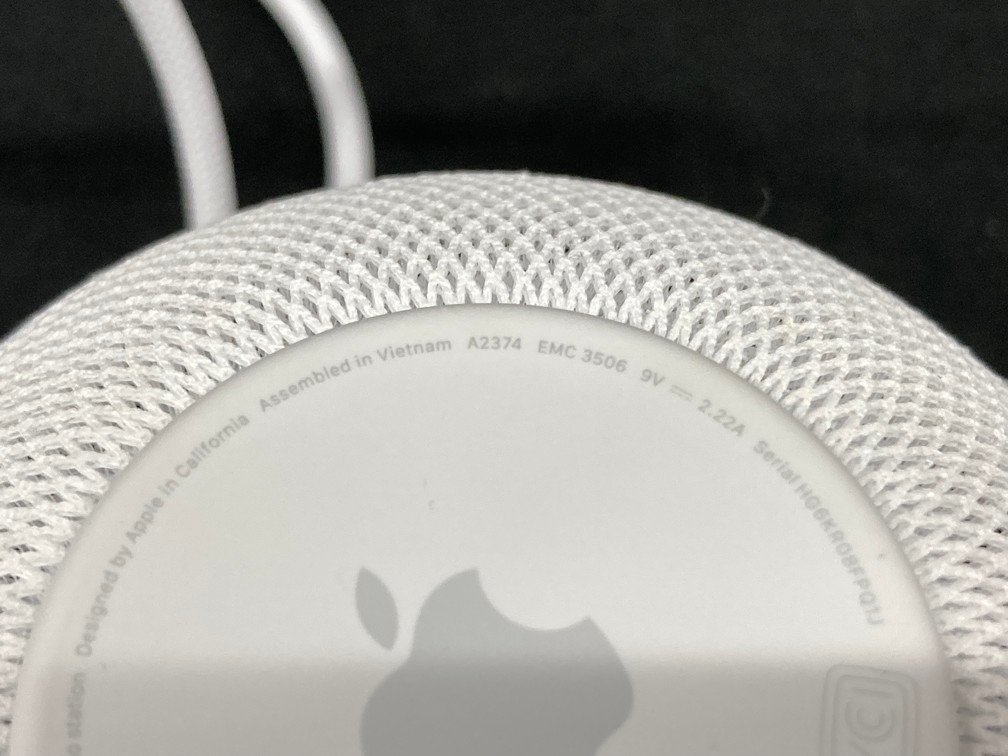 Apple Home Pod mini　スマートスピーカー　MY5H2J/A　A2374　箱付き【BKAG8014】_画像5