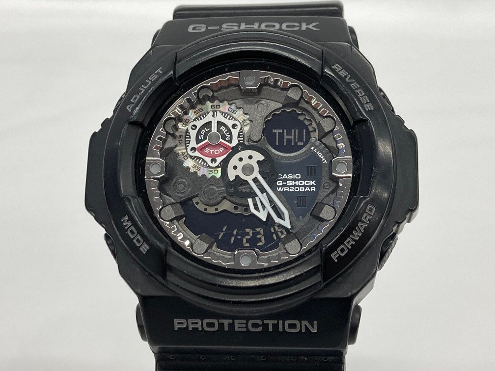 CASIO カシオ　腕時計　G-SHOCK　PROTECTION　WR20BER　GA-300 5259　取扱説明書・箱付き【BKAW7055】_画像1