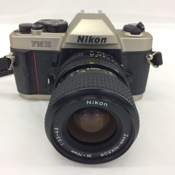 Nikon ニコン カメラ FM10 本体 レンズ 35～70mm 1:3.5～4.8 ケース付き【BJBB7040】_画像1