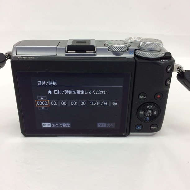 Canon キヤノン EOS M6 ZOOM LENS FM-M 15-45mm 1:3.5-6.3 IS STM カメラ レンズキット 使用説明書有 デジタル一眼【BKAD7004】_画像3