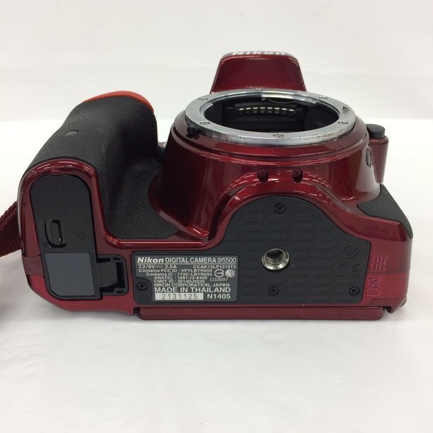 Nikon ニコン D5500 18-55VRⅡKit RED デジタル一眼 箱付【BKAD7003】_画像5