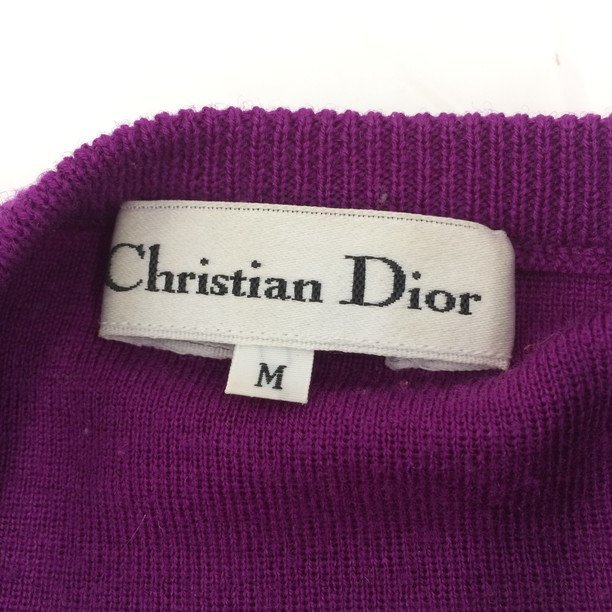 Christian Dior　クリスチャンディオール　長袖　ニット　サイズM【BKAG5026】_画像4