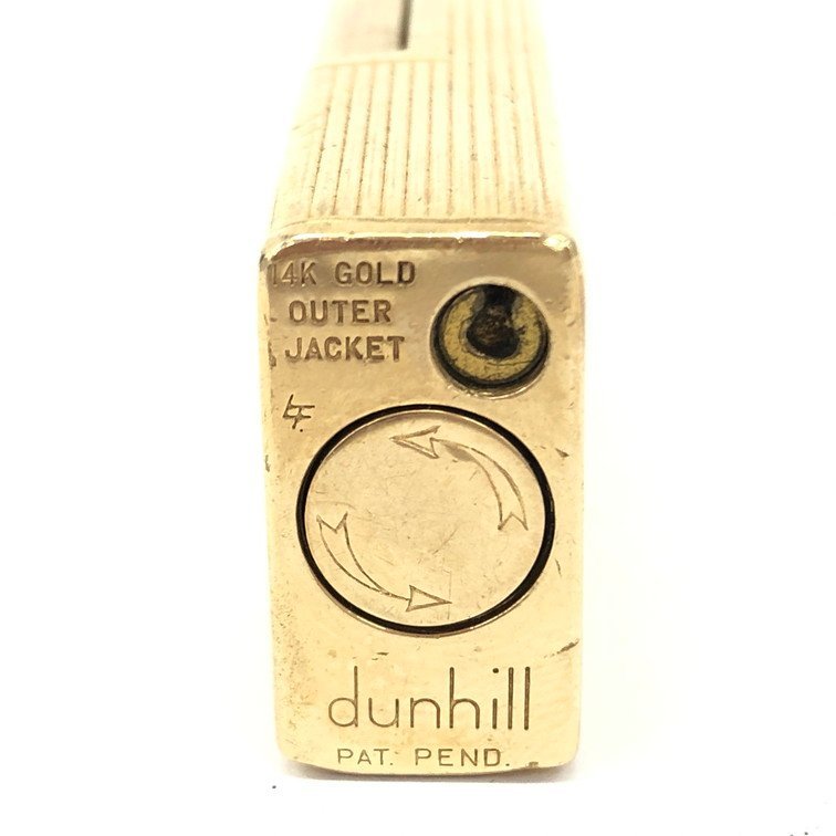 dunhill ダンヒル ライター 14K GOLD OUTER JACKET 総重量：88.1ｇ【BJBB1037】_画像4