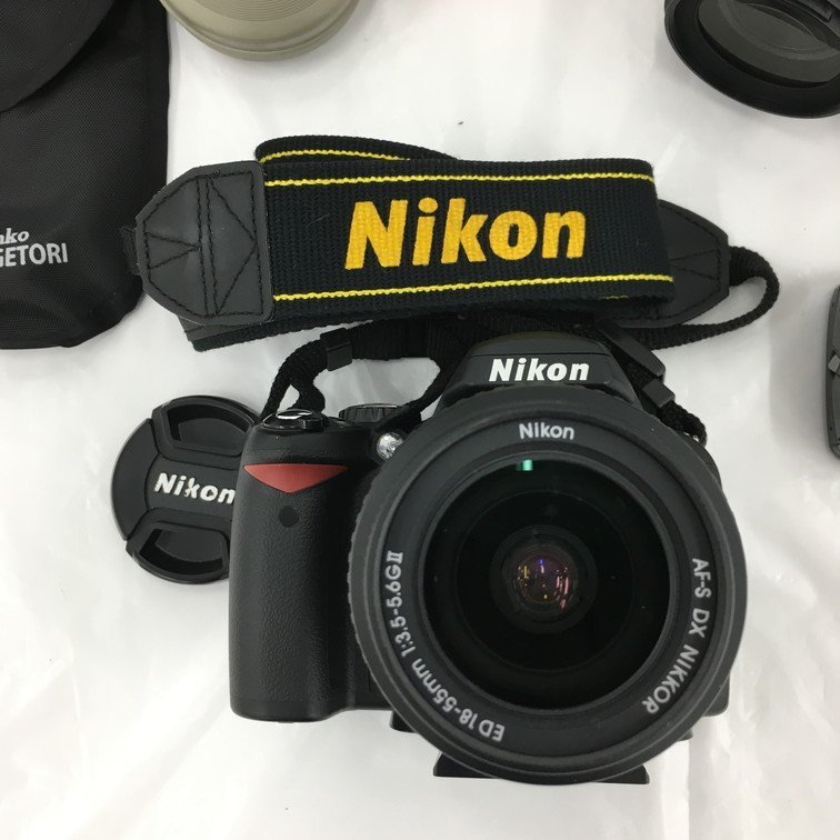 Canon D40x 一眼レフ / Nikon COOLPIX S33 コンパクトカメラ デジタルカメラ 等 おまとめ セット【BKAE2016】_画像2