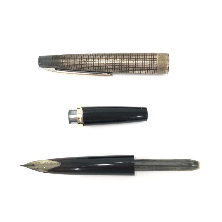 PILOT　パイロット　万年筆　Elite　ペン先18K-WG　H373　SterlingSilver【BKAC6073】_画像10