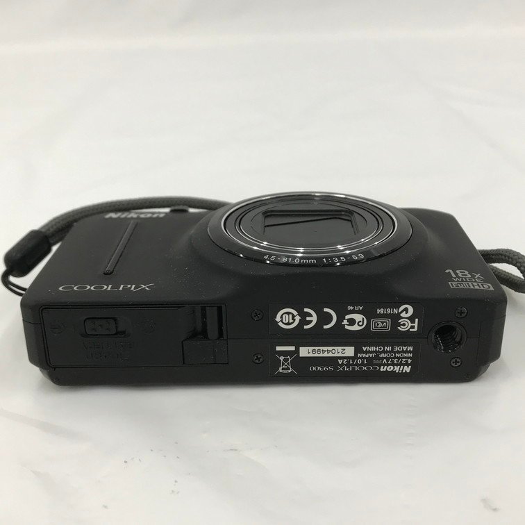 Nikon ニコン　コンパクトデジタルカメラ　COOLPIX　S9300　18X　ブラック【BKAE5038】_画像3
