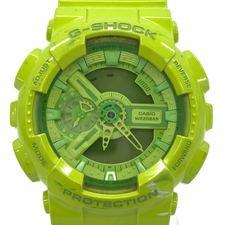 CASIO　カシオ　G-SHOCK　20BAR　GA-110B　不動【BKAF5041】_画像1