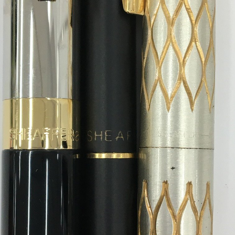 SHEAFFER　シェーファー　万年筆 ペン先14K　ボールペン　3点まとめ　箱付き【BKAG5055】_画像6