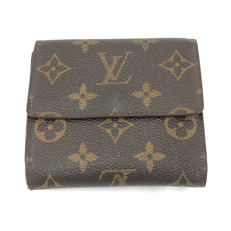 LOUIS VUITTON ルイ ヴィトン モノグラム Wホック財布 M61654/SP0096【BKAF6026】_画像2