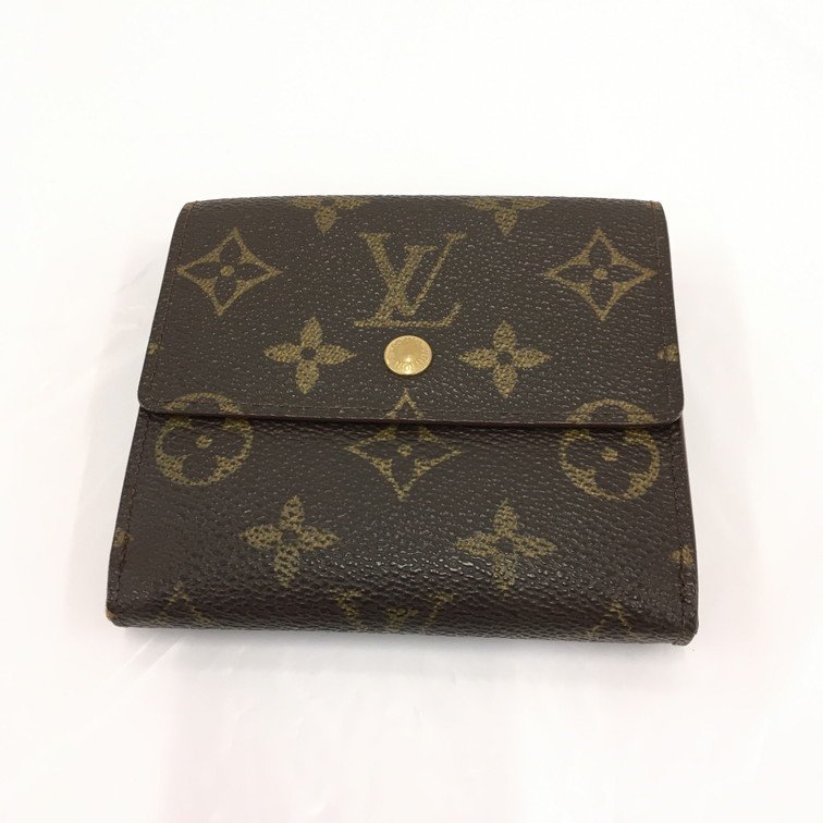 LOUIS VUITTON ルイヴィトン 財布 モノグラム ポルトモネビエ カルトクレディ M61652/SP0957【BKAH2053】_画像1