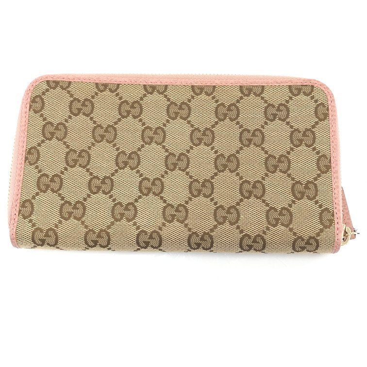 GUCCI グッチ GG キャンバス ジッピーウォレット 363423 2067 長財布【BKAI5029】_画像2