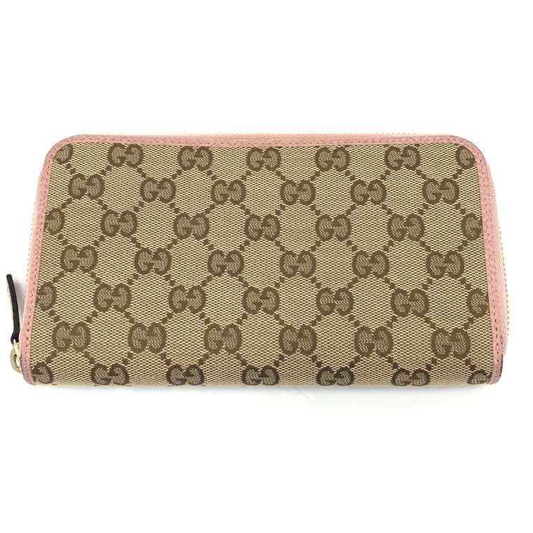 GUCCI グッチ GG キャンバス ジッピーウォレット 363423 2067 長財布【BKAI5029】_画像1